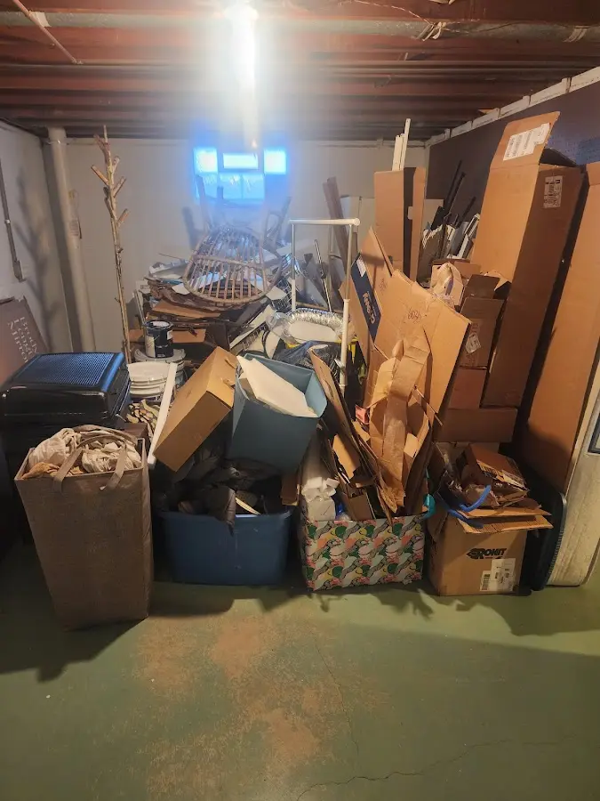 Roll-off dumpster container at job site for Construction Dumpster Rental in Stonegate